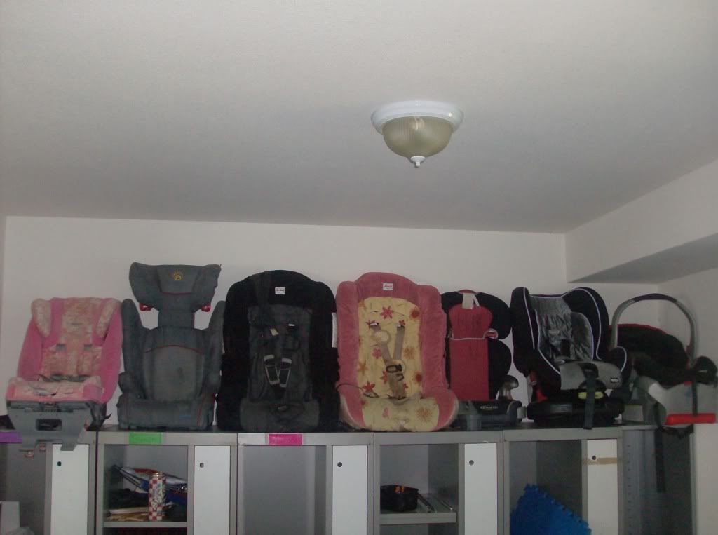 How I store my car seats Car Carseat, Automobile & Child